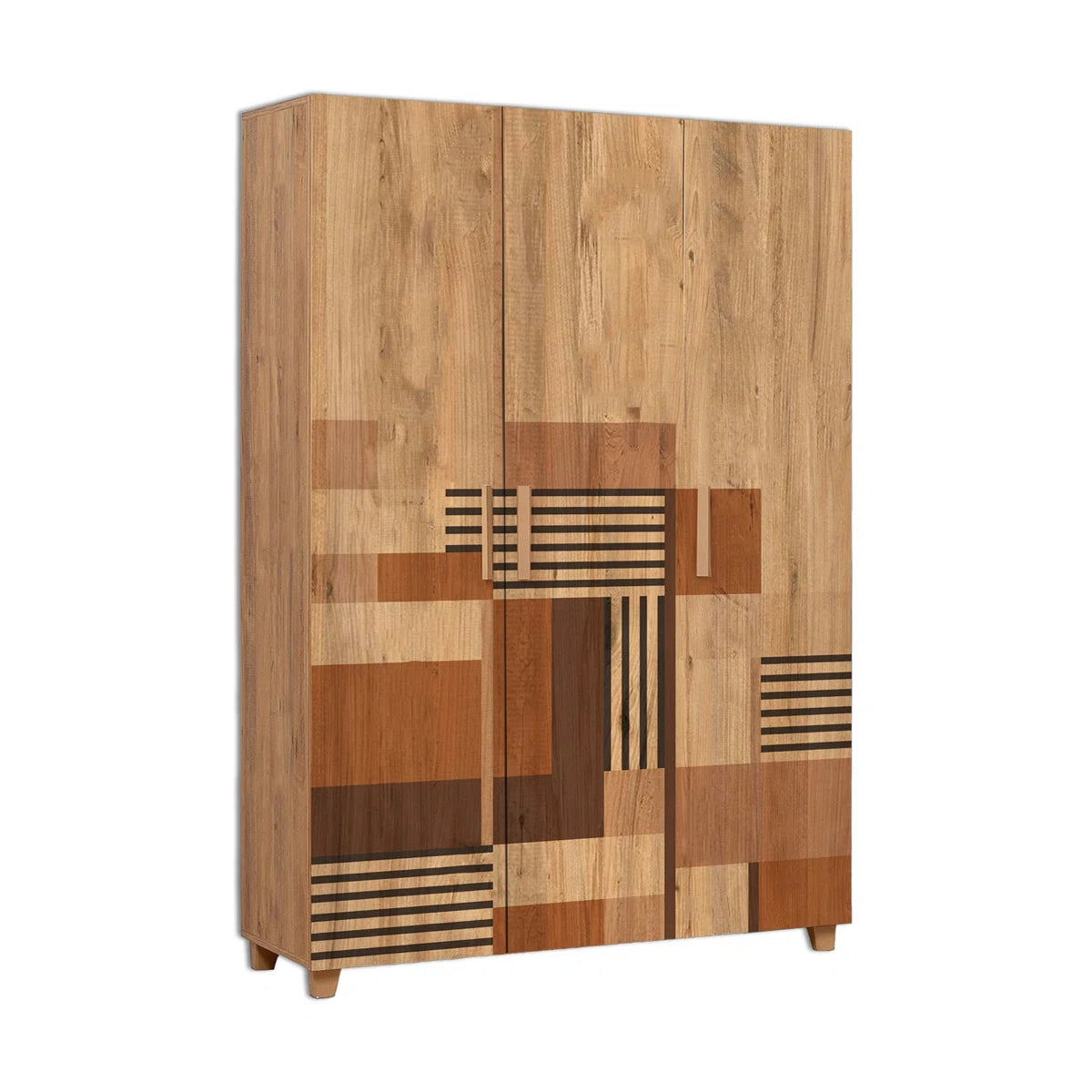 Freestanding Armoire Wardrobe With Edge Banding