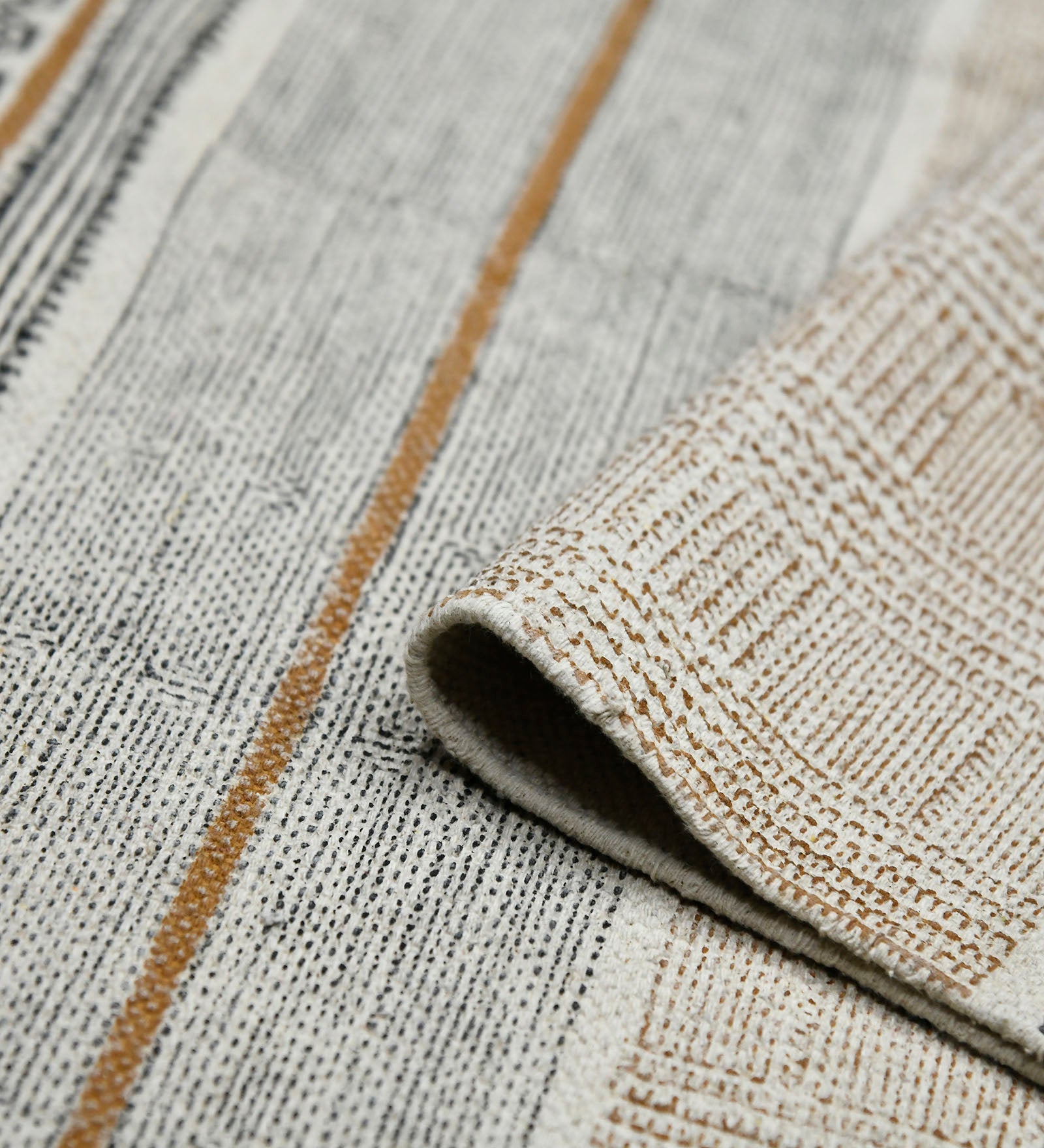 Dune Modern Pattern Hand Woven  Rectangle Anti-Skid Designer Carpet, Prayer Rug For Office Cabins, Small Living Spaces - 2'x3'