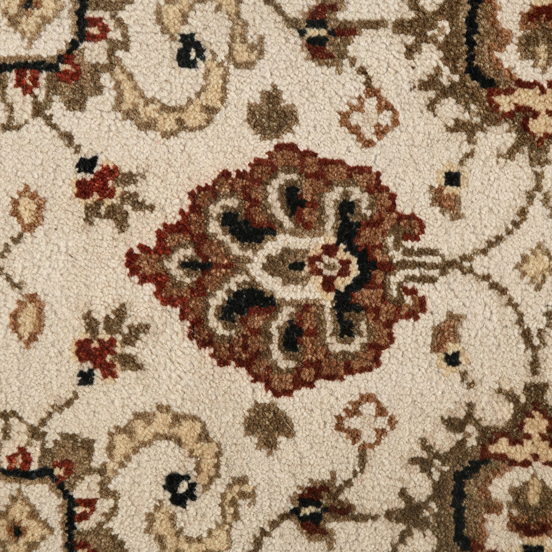 Luxor Classic Pattern Hand Knotted  Rectangle Anti-Skid Designer Carpet, Prayer Rug For Office Cabins, Small Living Spaces - 2'X3'