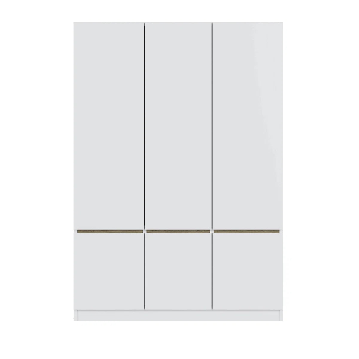 6-Doors Wooden Wardrobe Storage For Bedroom