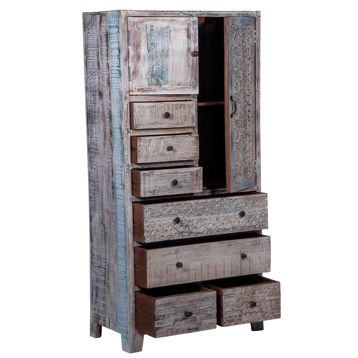 Eilidhi Solid Wood Armoire
