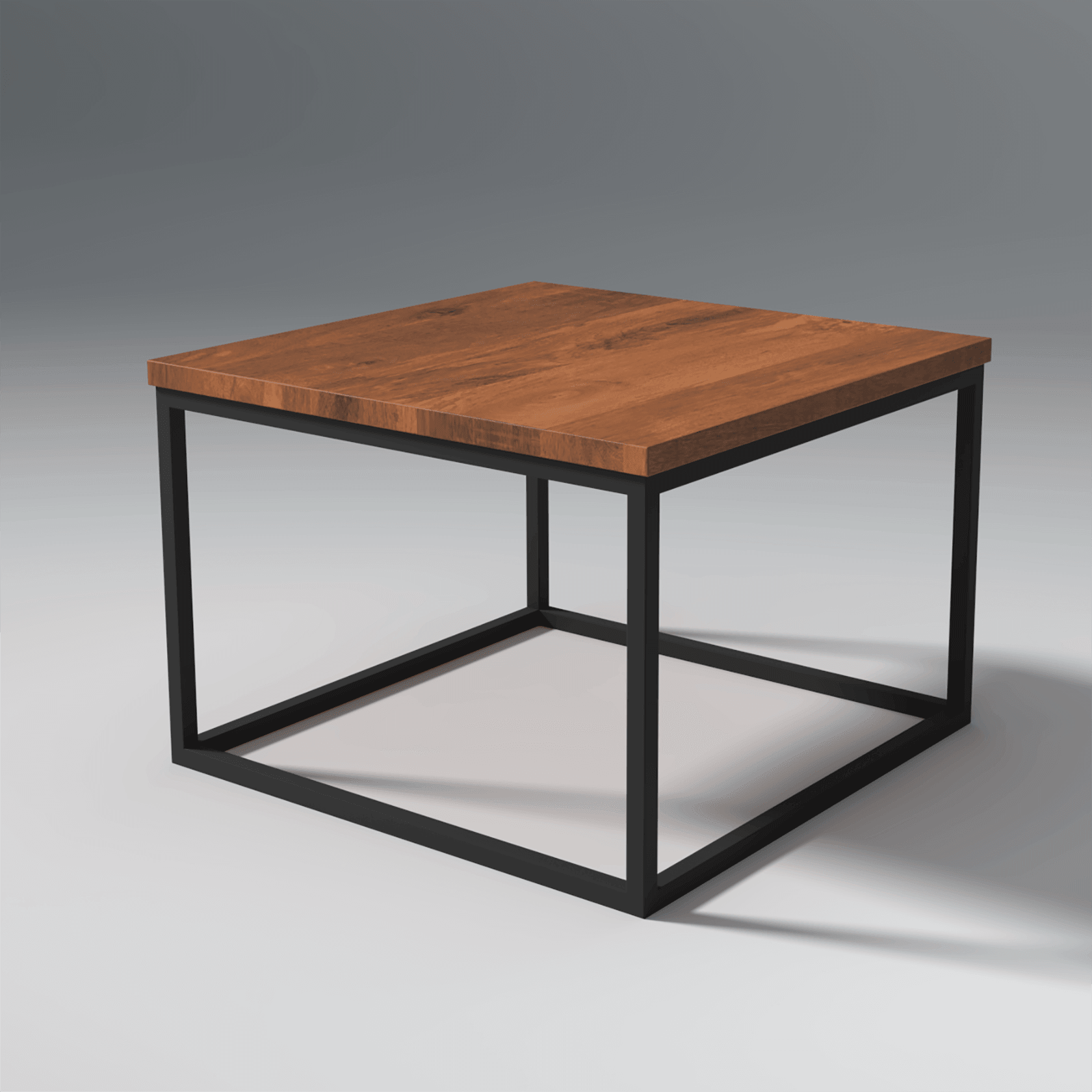 Lissol Iron And Mango Wood Coffee Table In Light Cheery