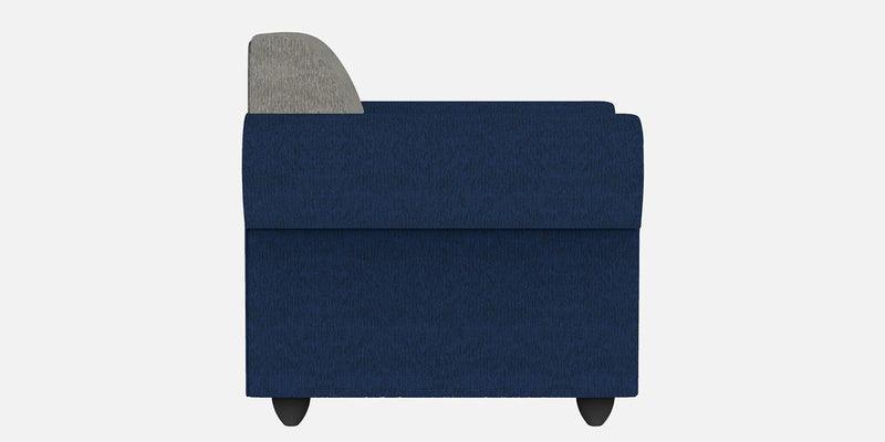 Fabric 3 Seater Sofa In Blue & Light Grey Finish - Ouch Cart 