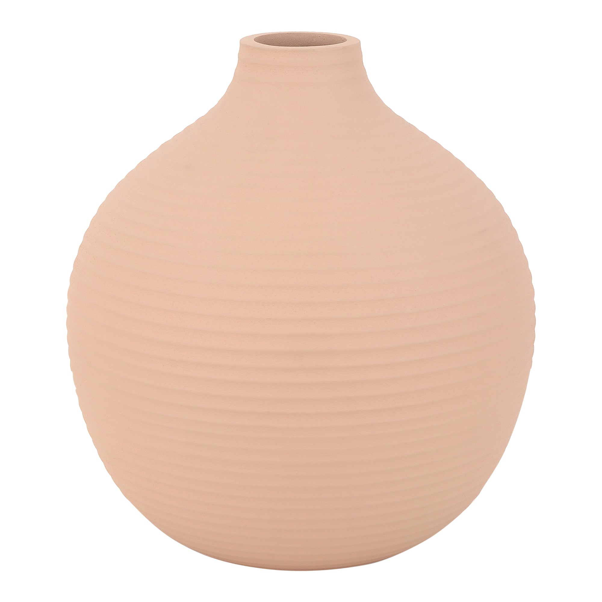 Bella Peach Enamel Vase