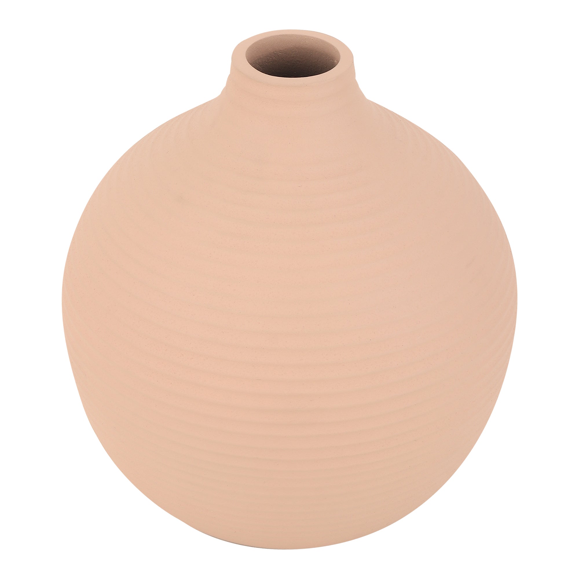 Bella Peach Enamel Vase