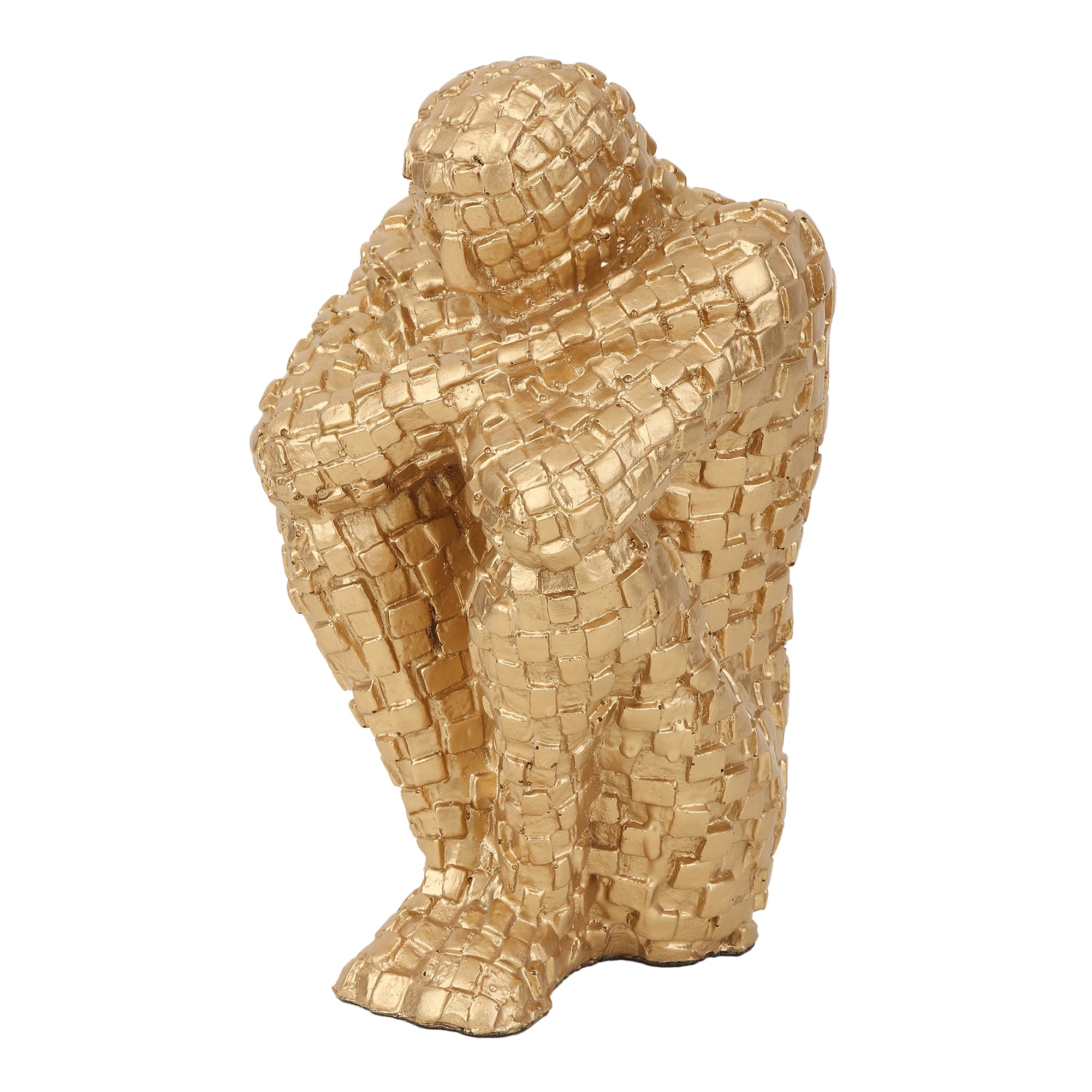 Secluded Thinker in Gold