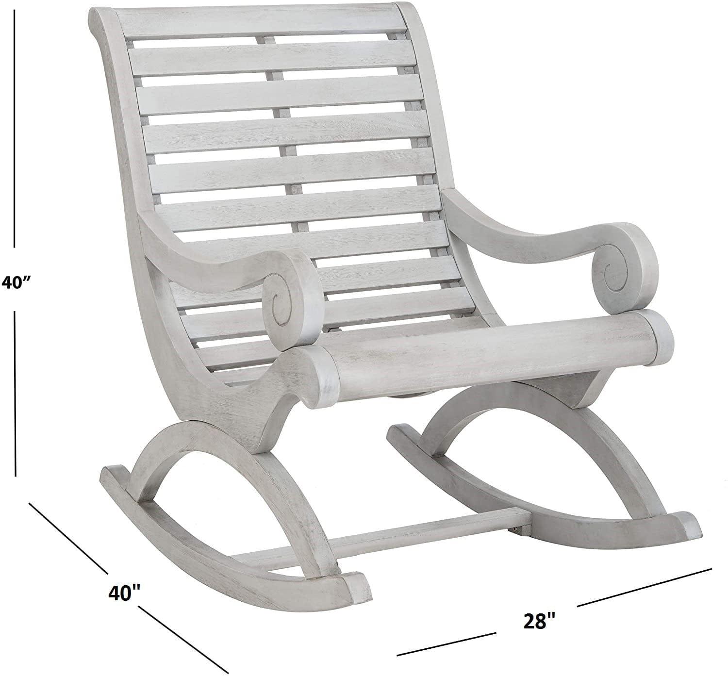 Outdoor Collection Sonora Ash Grey Rocking Chair - Ouch Cart 