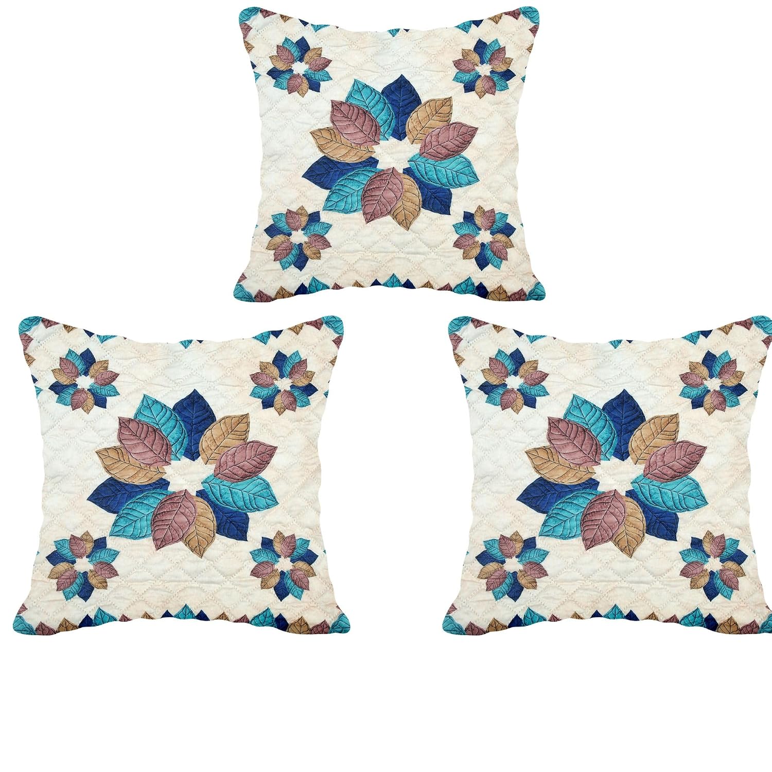Multicolor Floral Printed Cushion Covers – Set of 5