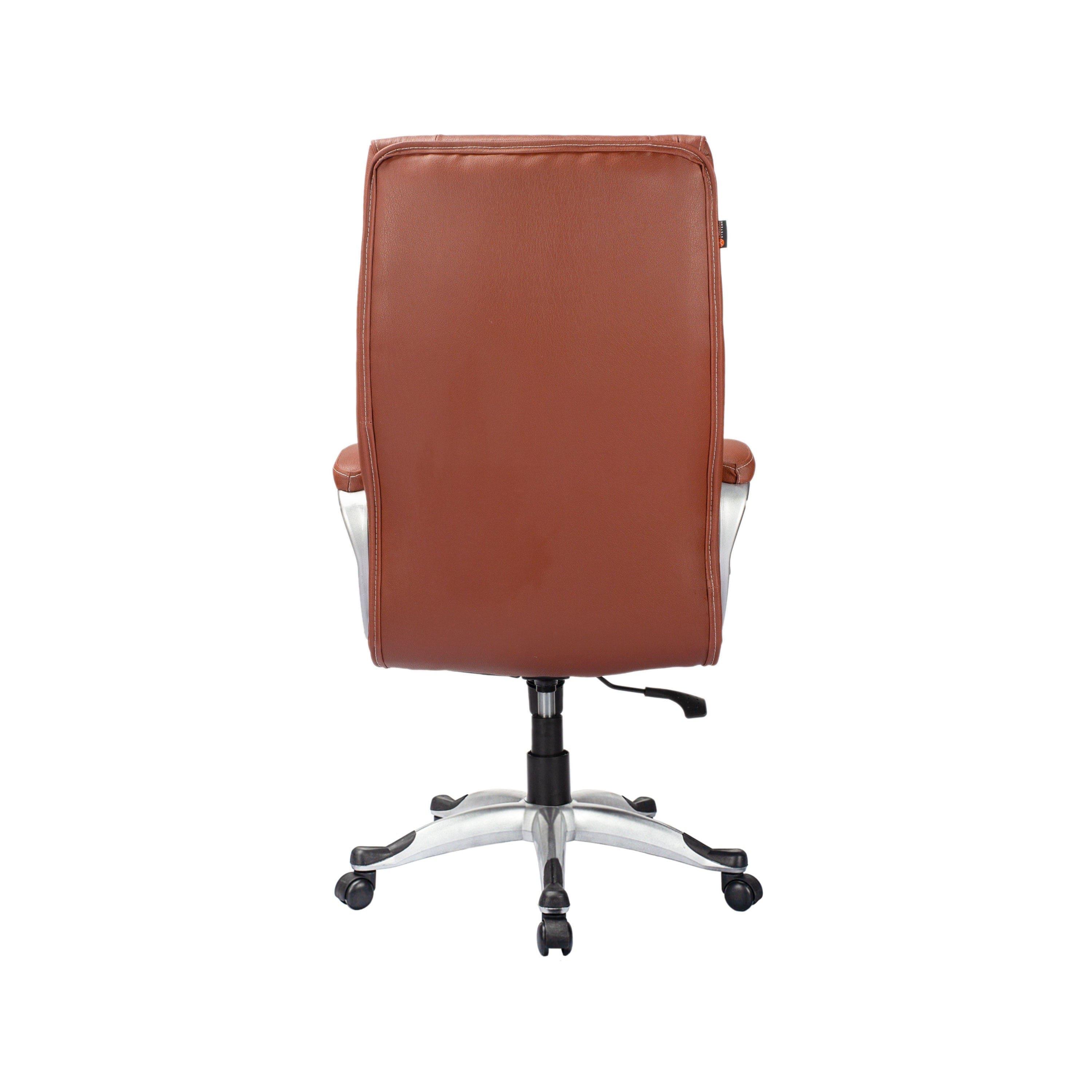 Adiko High Back Executive Revolving Office Chair in TAN - Ouch Cart 