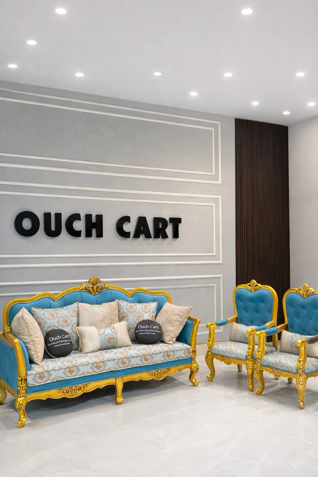 Infinity 6 - Piece Velvet Living Room Set