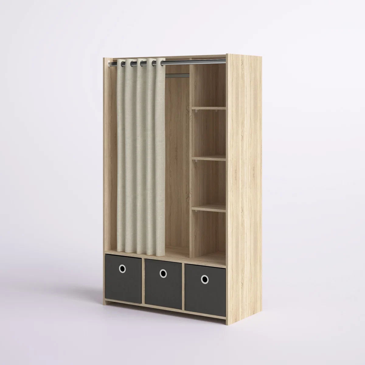 Lambart 3 Bin Armoire