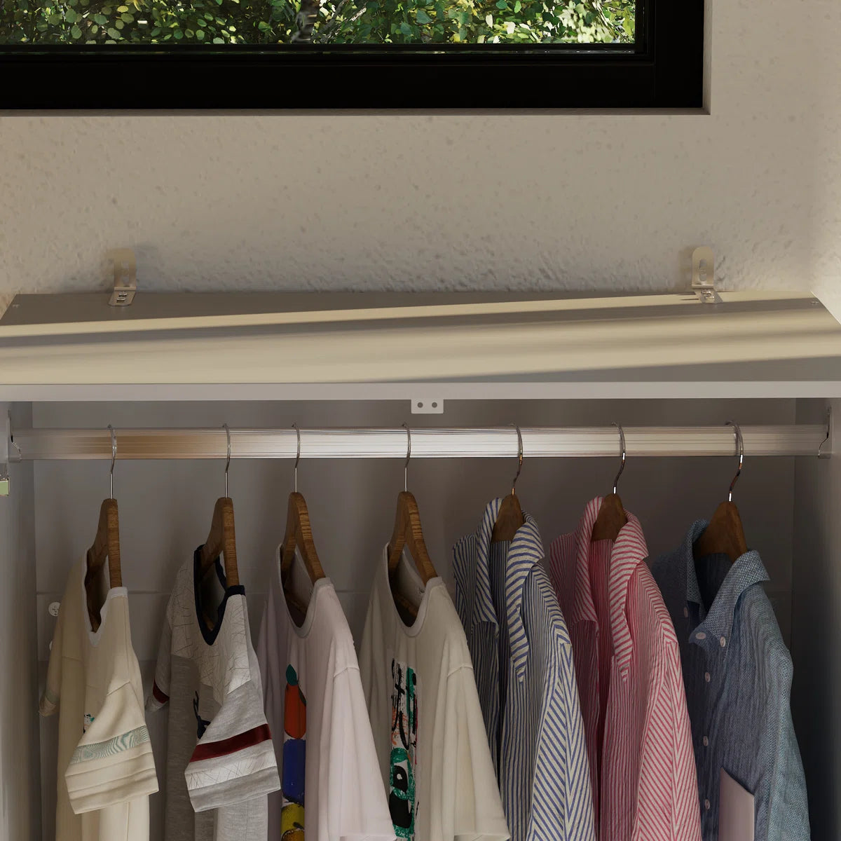Shadrick Modern Mirrored Wardrobe With Ample Storage And Stylish Designproduct Title:Modern Entryway Cabinet With Spacious Drawers - Sleek Design