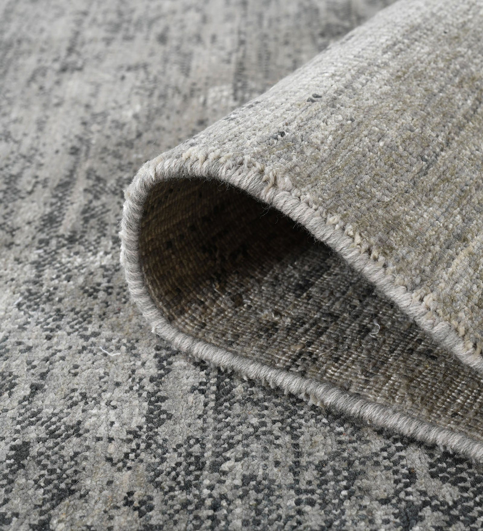 Dazzle Modern Pattern Hand Knotted  Rectangle Anti-Skid Designer Carpet, Prayer Rug For Office Cabins, Small Living Spaces - 4'x6'