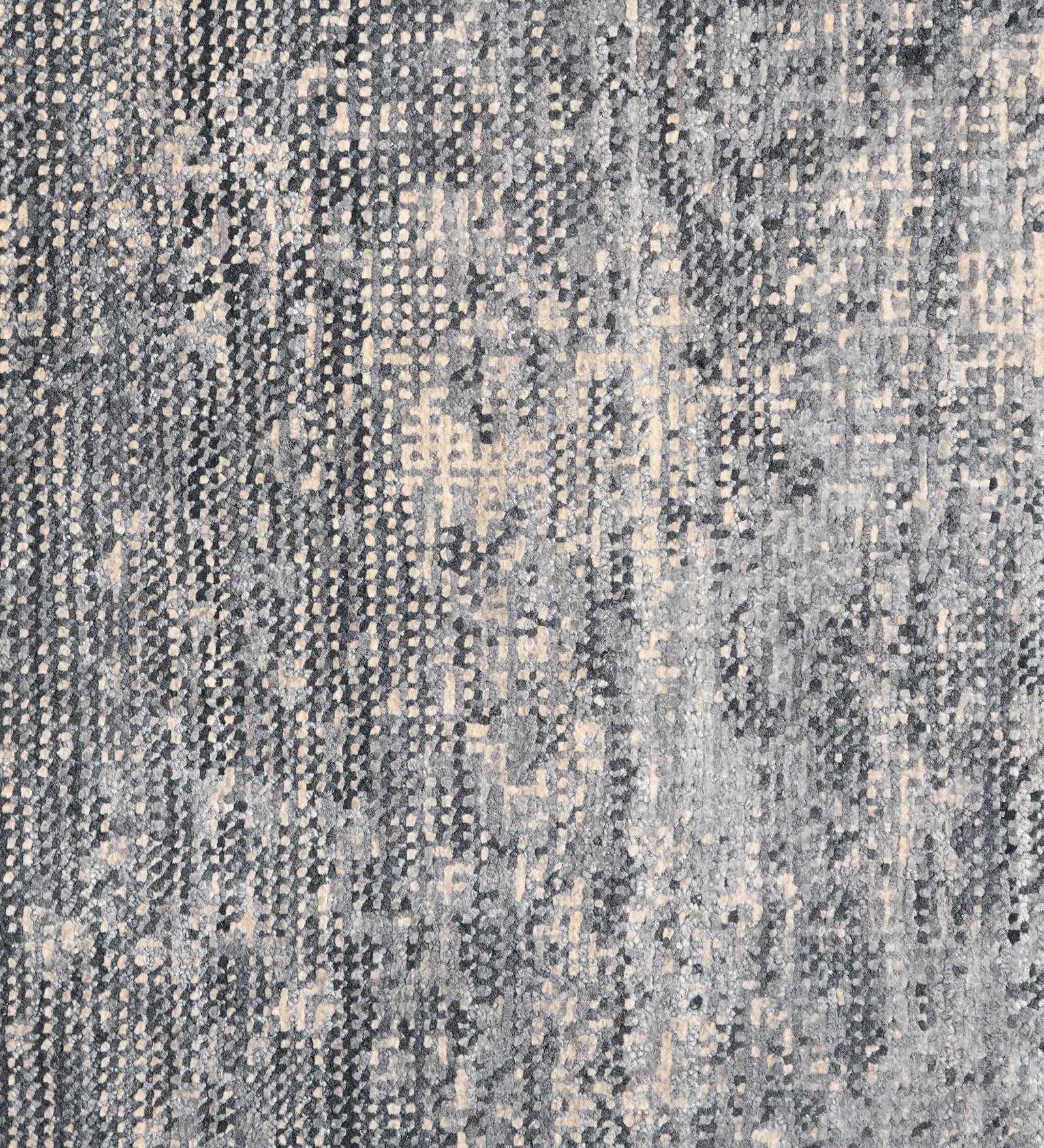 Dazzle Modern Pattern Hand Knotted  Rectangle Anti-Skid Designer Carpet, Prayer Rug For Office Cabins, Small Living Spaces - 2'x3'