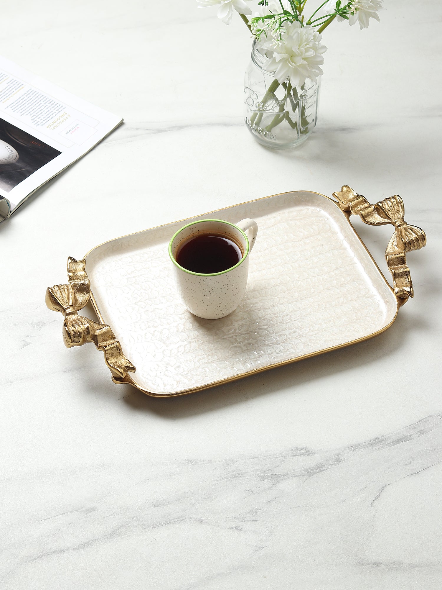 Avelion Ivory Pearl Large Tray