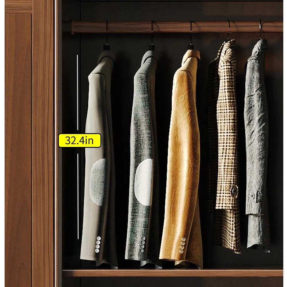 American style simple retro bedroom wardrobe