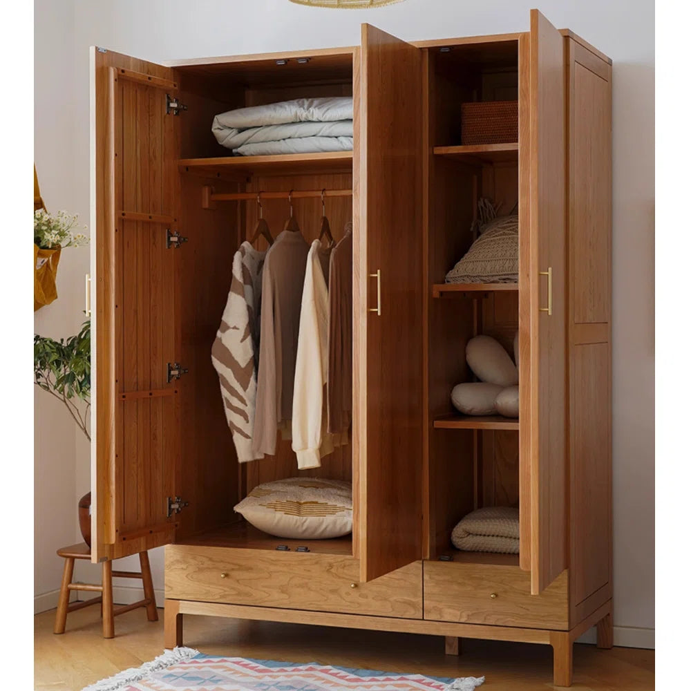 European style light luxury retro wardrobe
