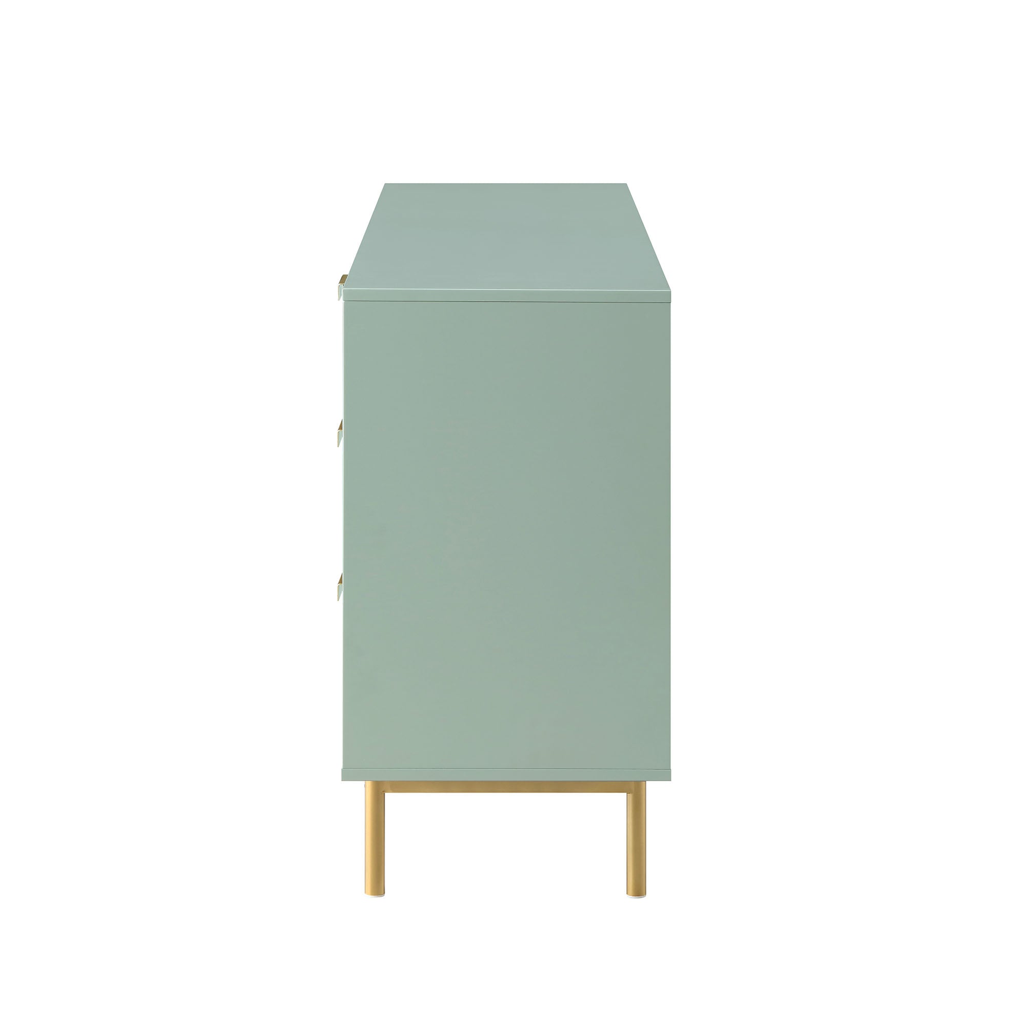 Modern Fluted Sideboard Cabinet with Drawers & Storage