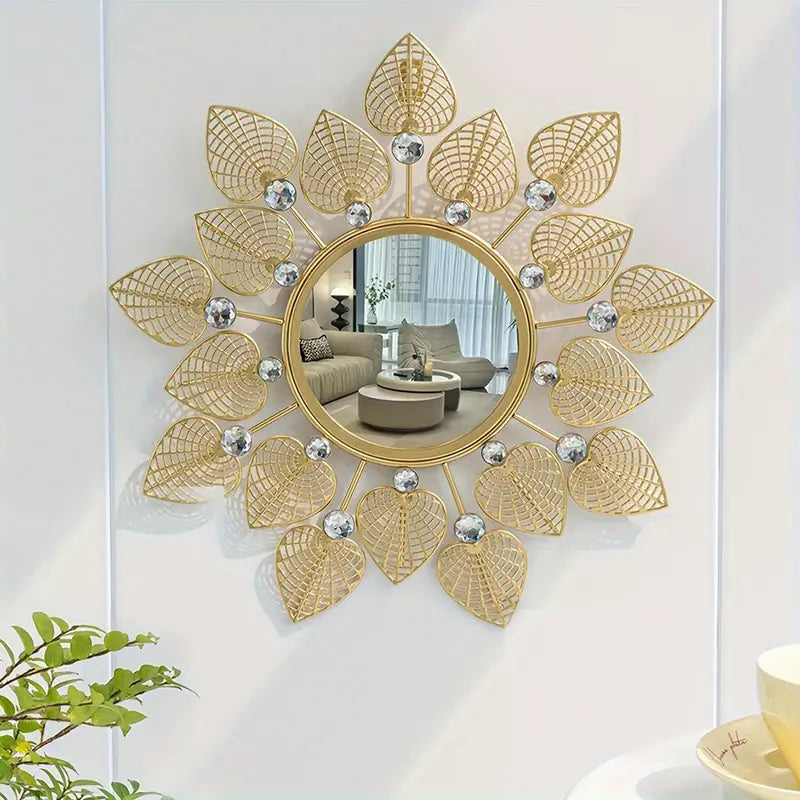 GOLD SQUARE WALL MIRROR