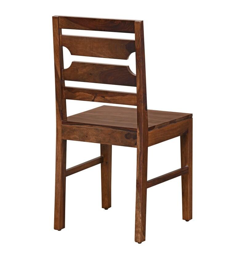 Sheesham Wood 6 Seater Dining Set in Walnut Finish - Ouch Cart 