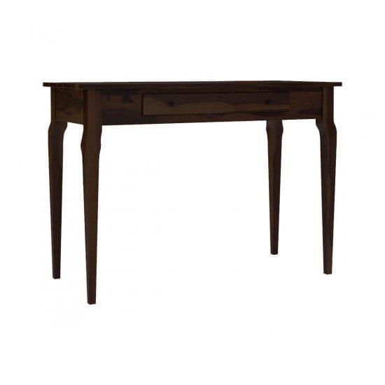 Solid Sheesham Wood Modern Console Table (Standard, Walnut Finish) - Ouch Cart 