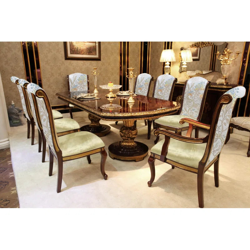 Double Pedestal Dining Set