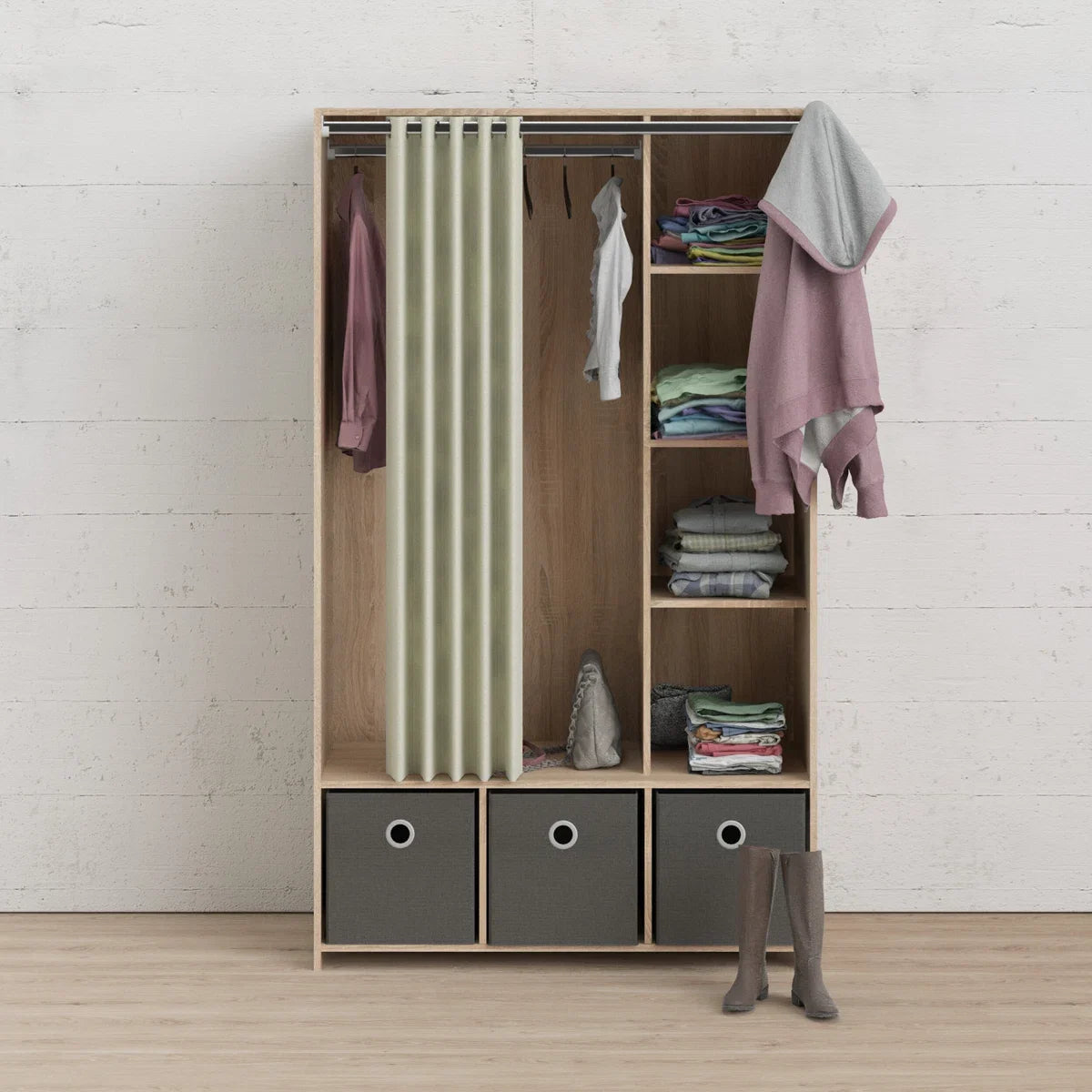 Lambart 3 Bin Armoire