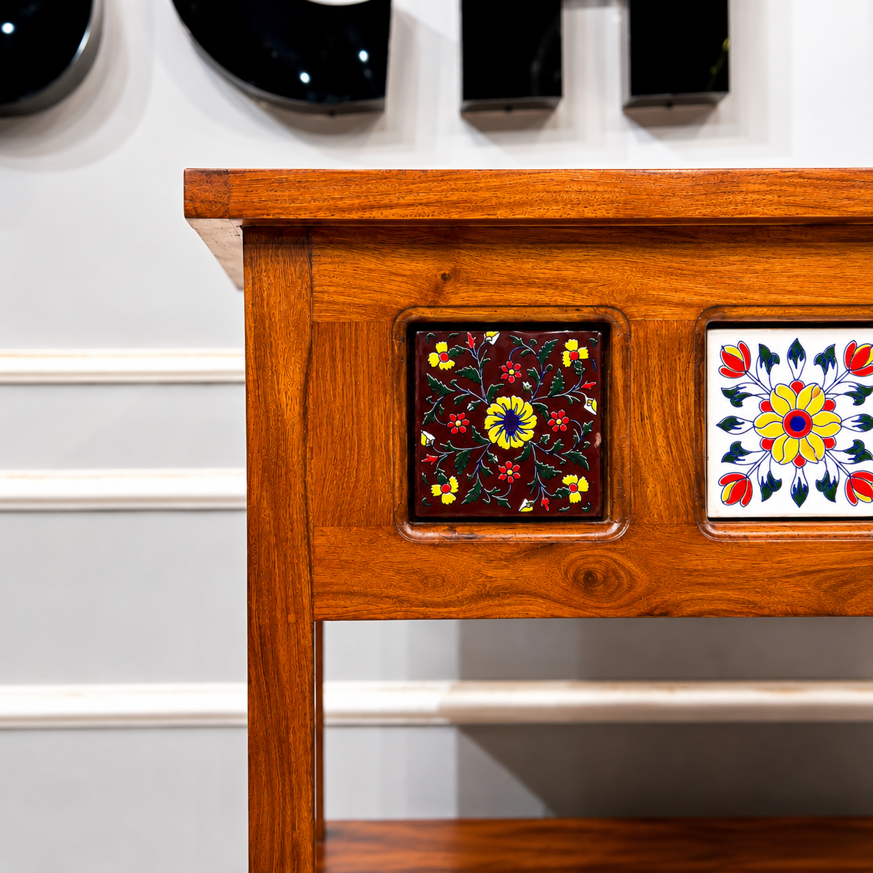 Ouch Cart Wooden Storage Rack with Drawers