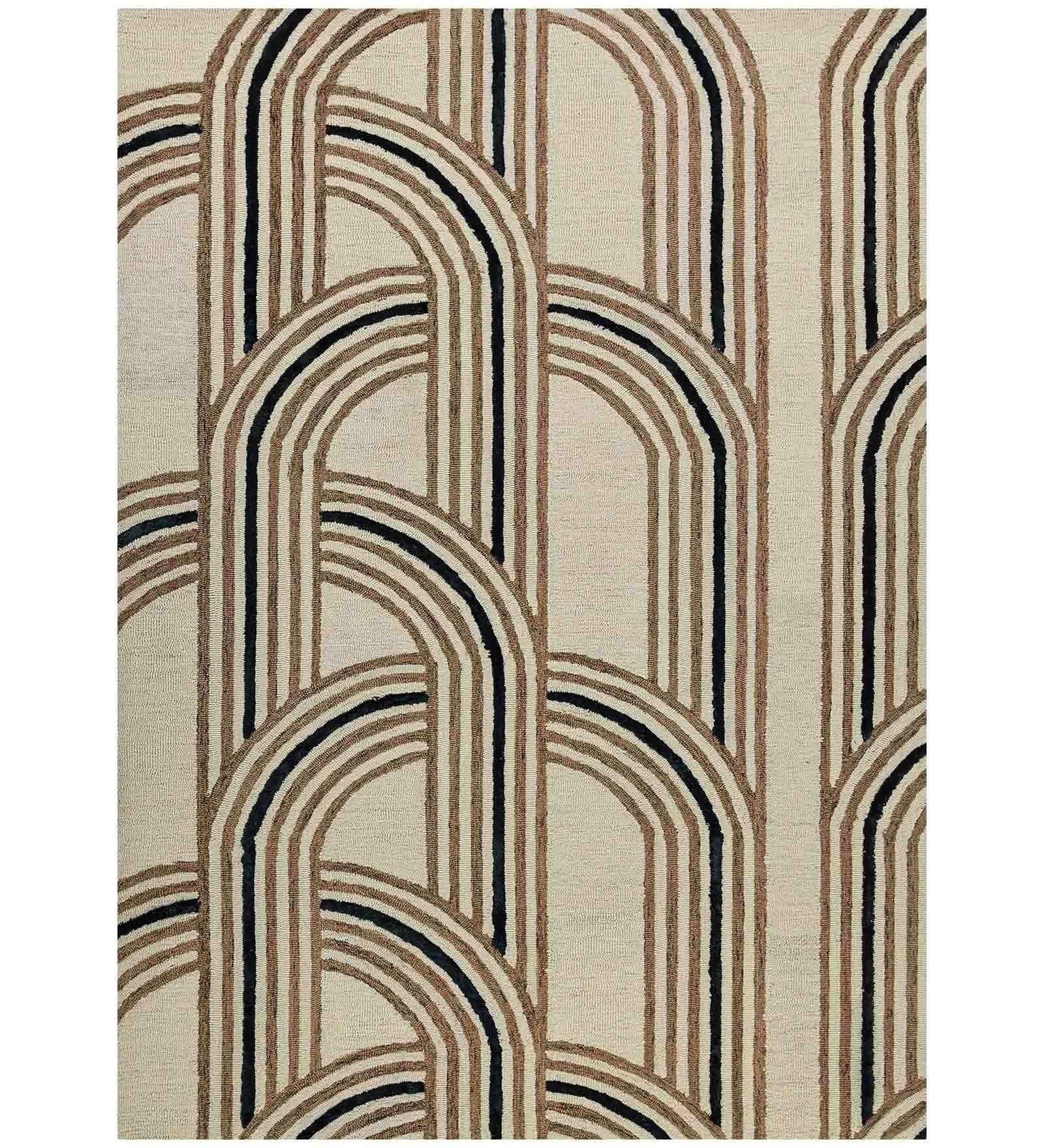CORAL REEF Wool & Viscose Canyan 4x6 Feet Hand-Tufted Carpet - Rug - Ouch Cart 