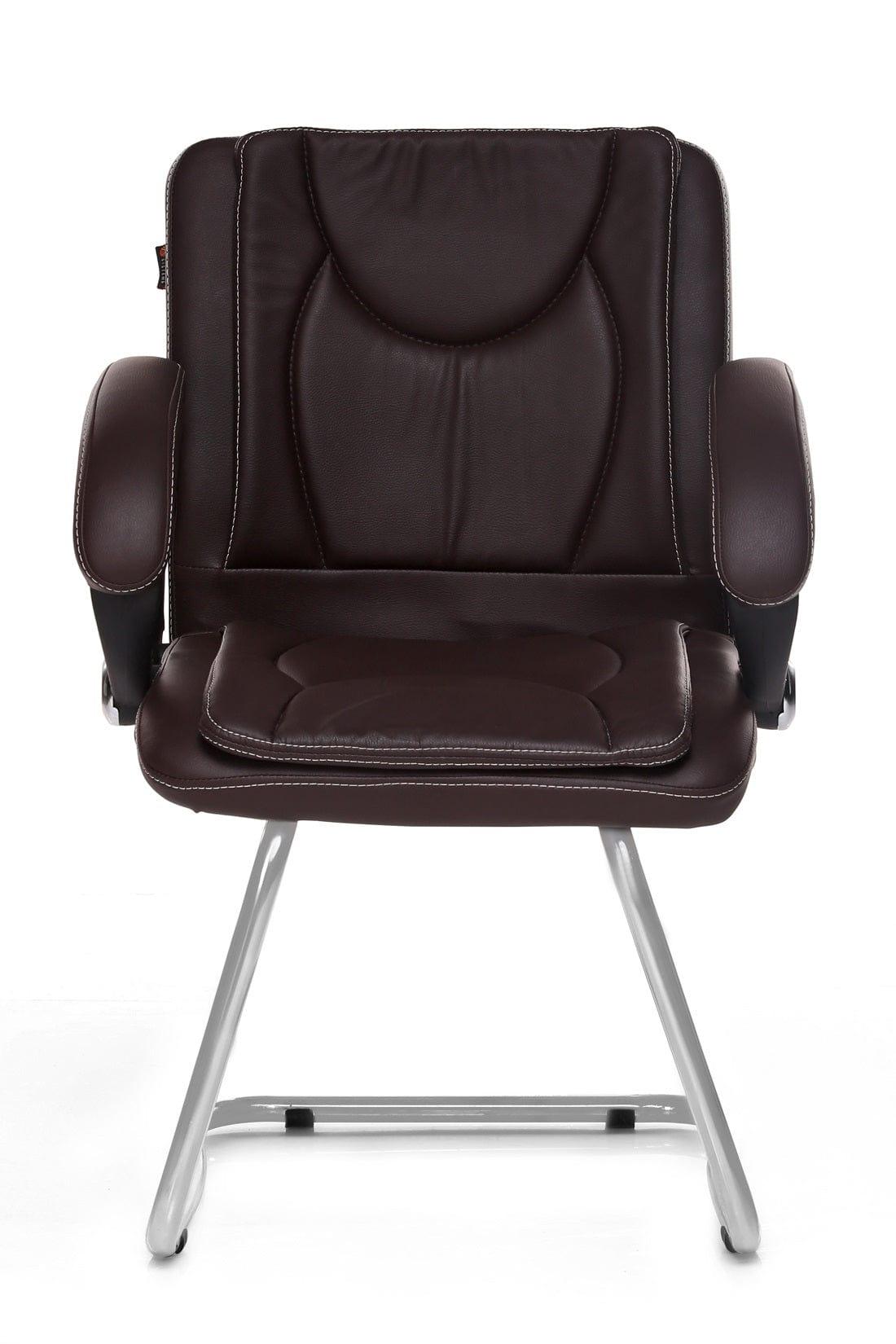 Stylish Cantilever Chair in Brown - Ouch Cart 