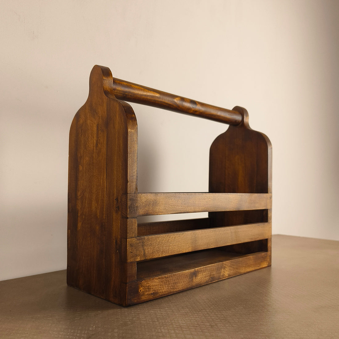 ADORA Wooden Bottle & Cutlery Holder-OUCH CART | kitchen rack 