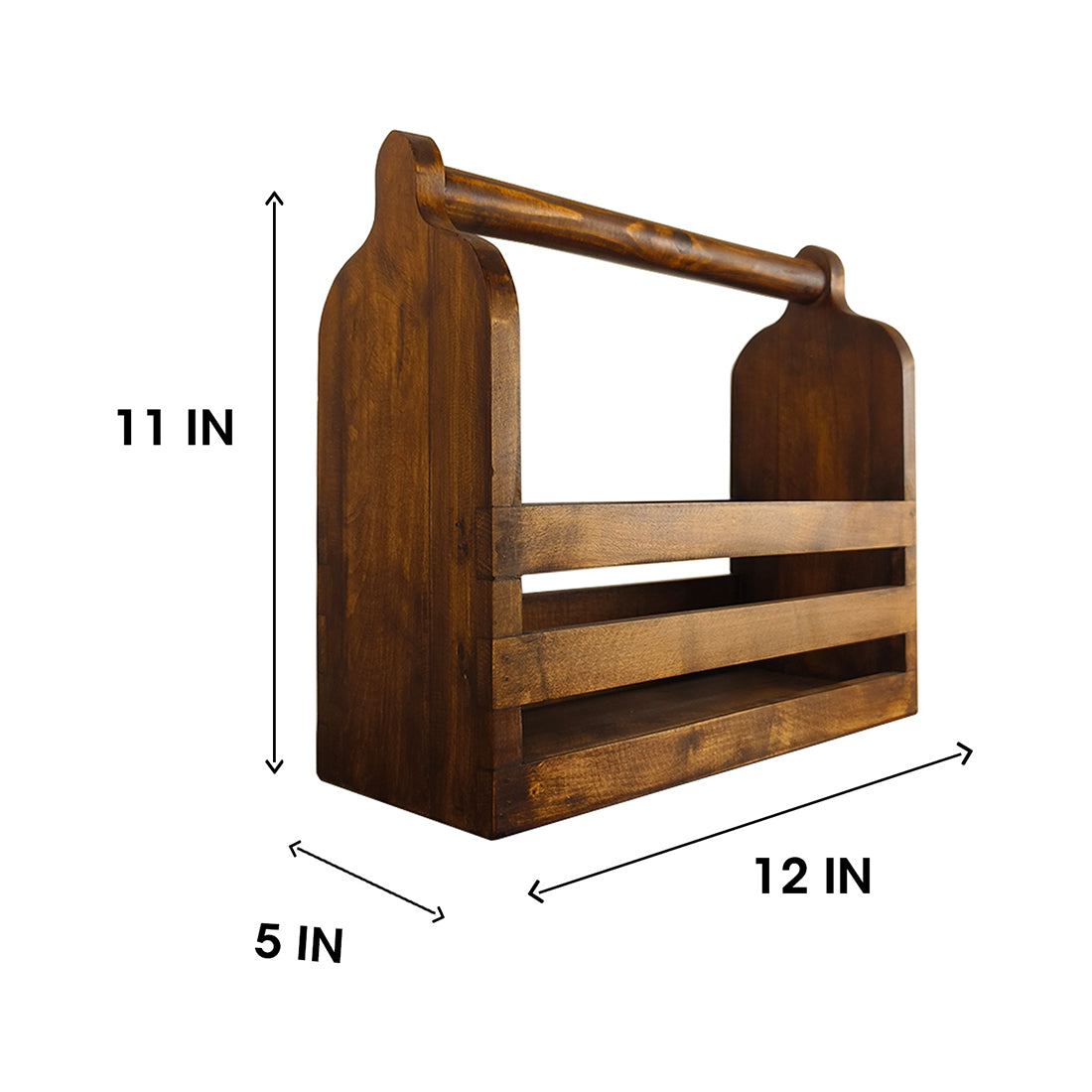 ADORA Wooden Bottle & Cutlery Holder-OUCH CART | kitchen rack 