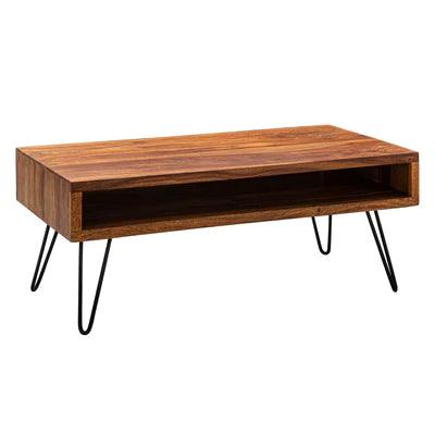 Abigail Coffee Table in Solid Wood - Ouch Cart 