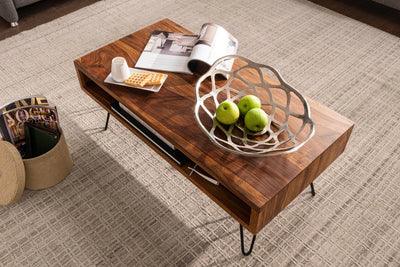 Abigail Coffee Table in Solid Wood - Ouch Cart 