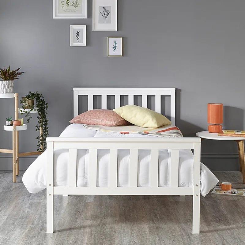 Aadi Solid Wood Shaker Bed Frame