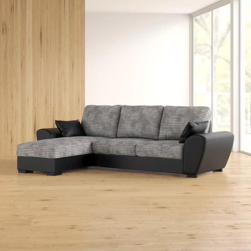 Acee 2 - Piece Upholstered Corner Sofa Come Bed - Ouch Cart 