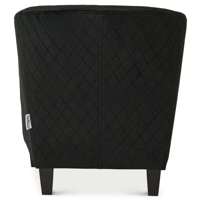 Adhelin Upholstered Barrel Chair - Ouch Cart 