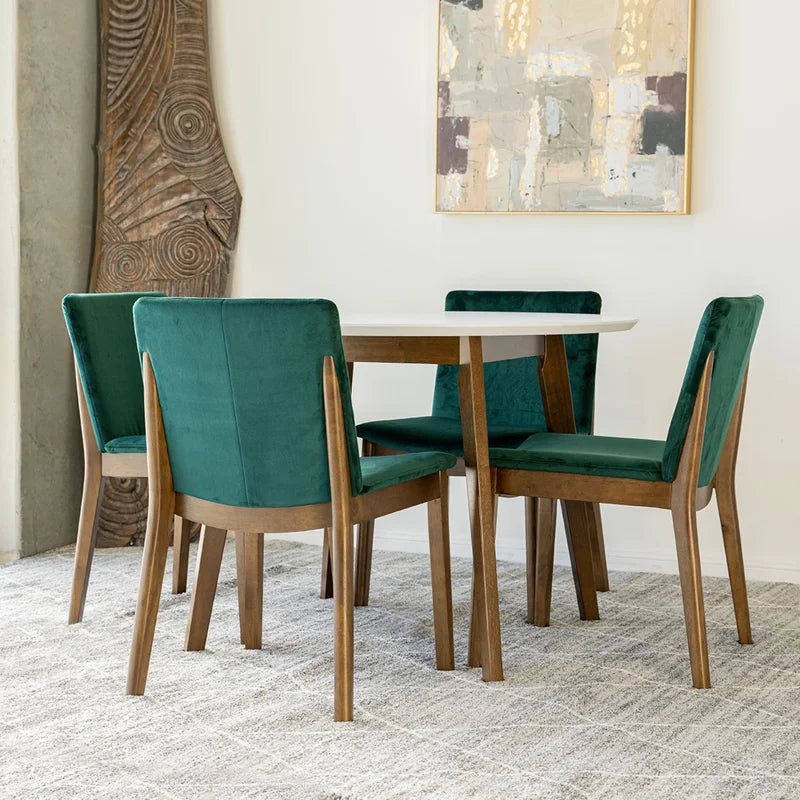 5 - Piece Solid Wood Dining Set