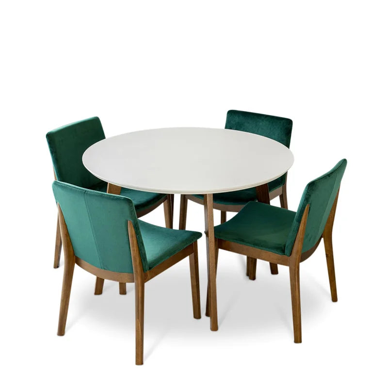 5 - Piece Solid Wood Dining Set