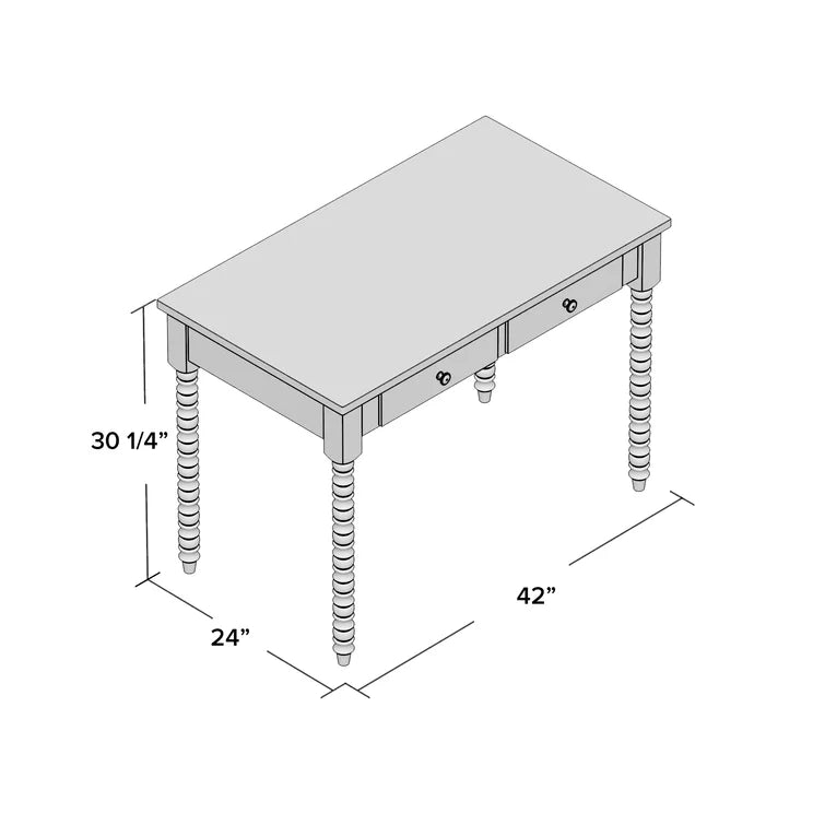 Stylish Writing Desk with Storage and Modern Design