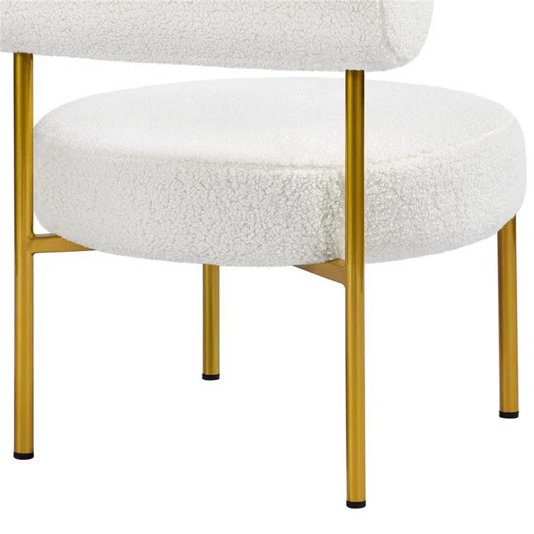 Albertie Wide Tufted Polyester Side Chair - Ouch Cart 