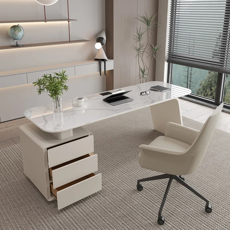 Executive Desk with Storage for Computer Office