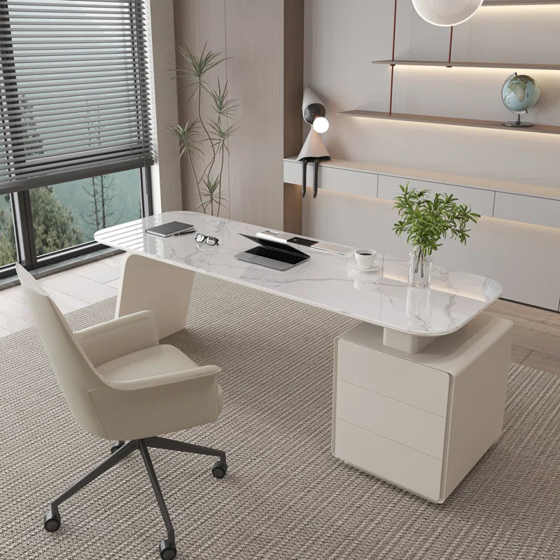 Executive Desk with Storage for Computer Office