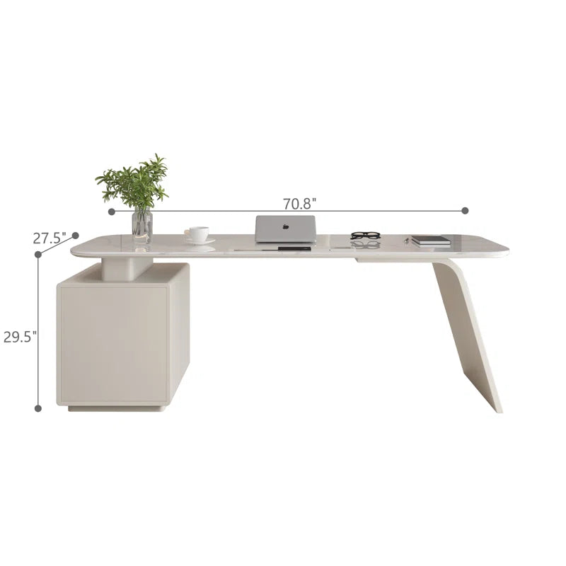 Executive Desk with Storage for Computer Office