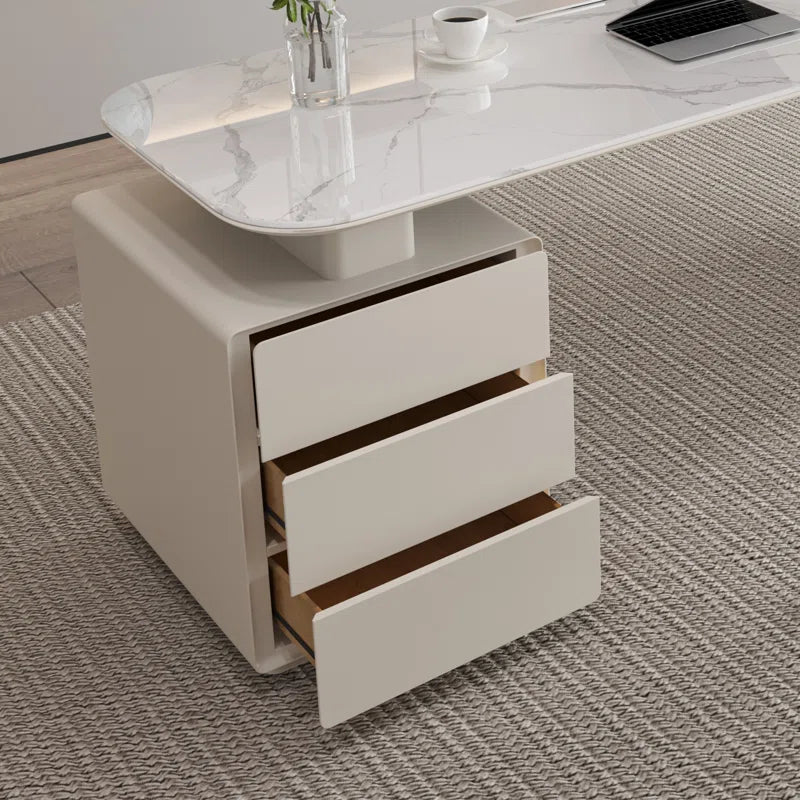 Executive Desk with Storage for Computer Office