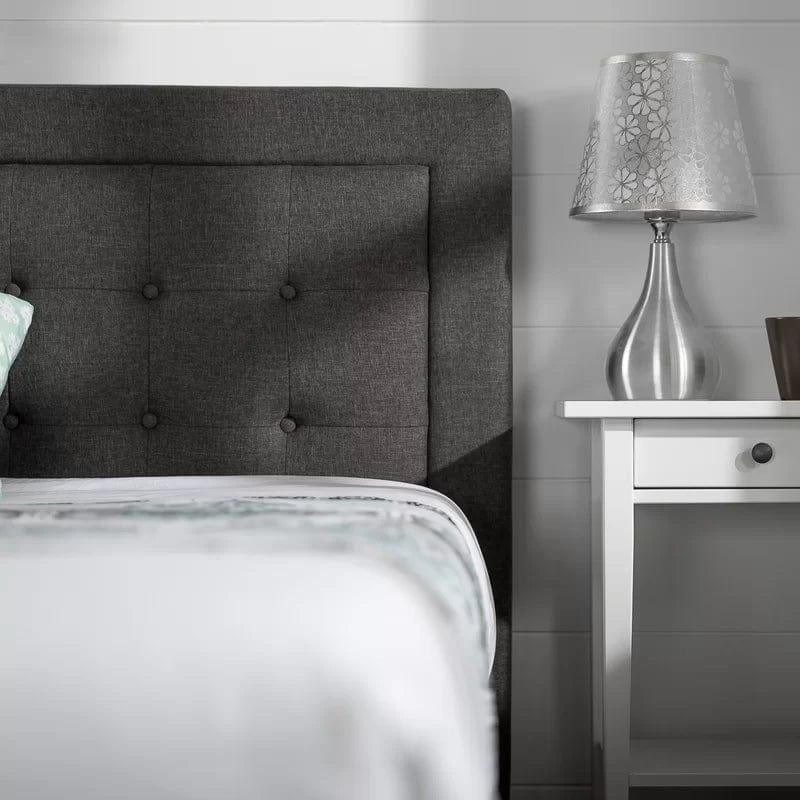 Allenwood Button Tufted Upholstered Bed Frame with Headboard - Ouch Cart 