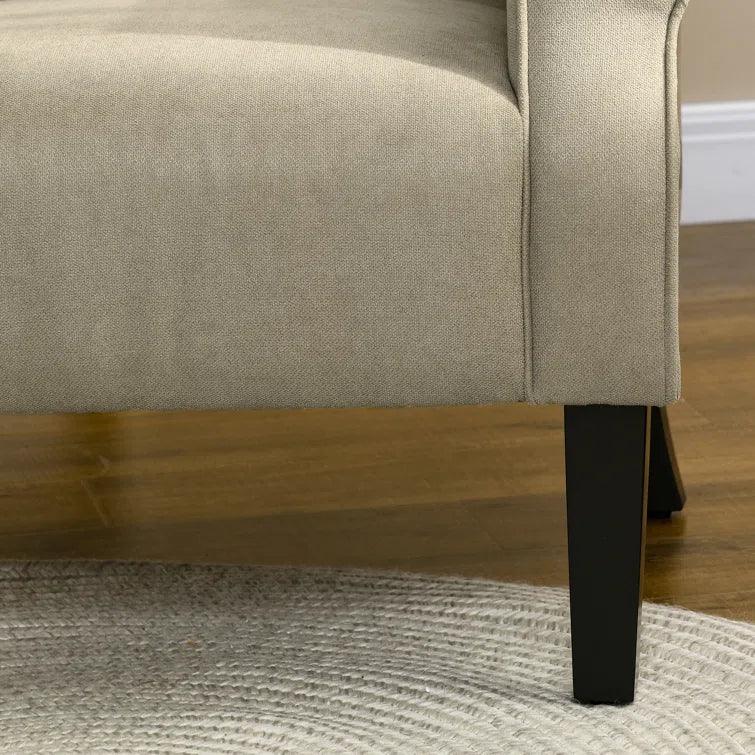 Allianah 80cm Wide Tufted Polyester Armchair - Ouch Cart 