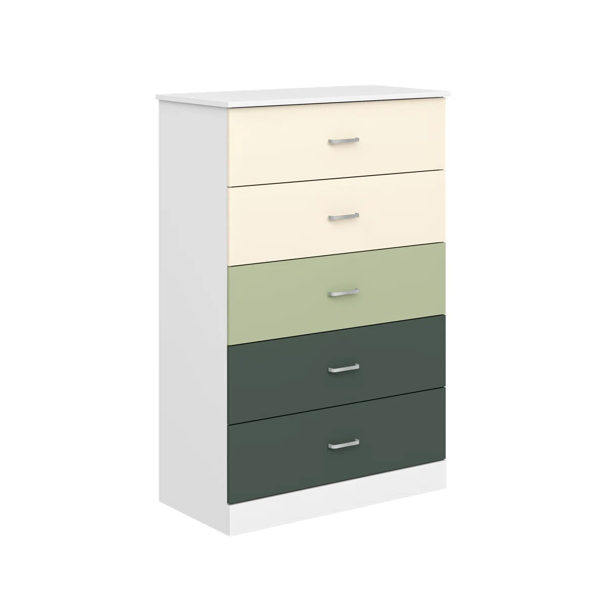 Five-Drawer Dresser with Bar Pull Handles