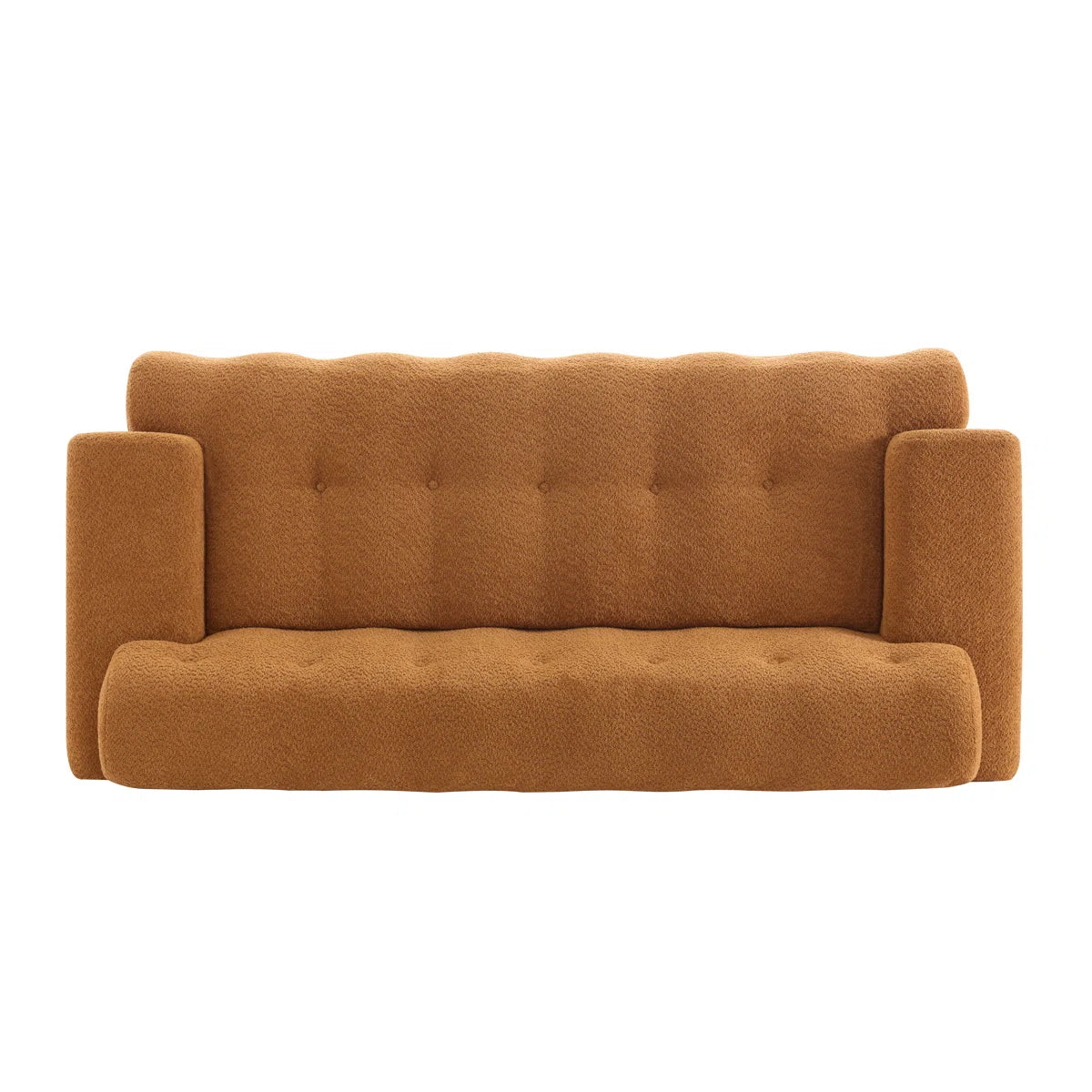 Modern Cloud 3-Seater Sofa | Deep Seat Upholstered Couch with Button Tufting | Plush Minimalist Living Room Sofa