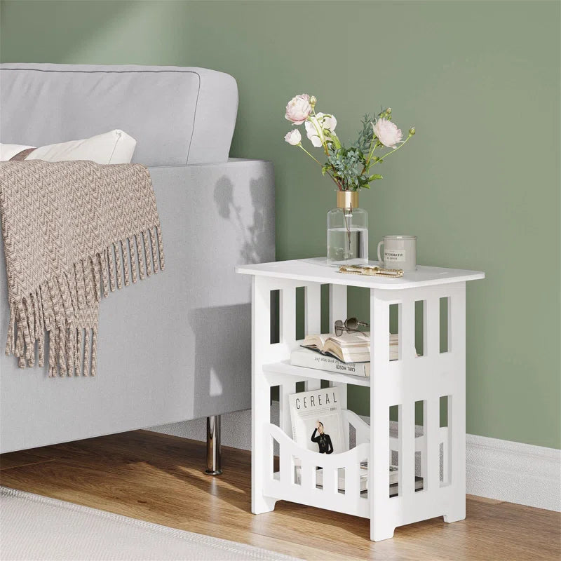 Abner Plastic Bedside Table